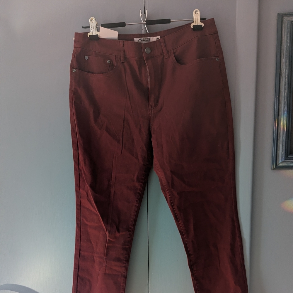 Mountain Khakis Women's Dark Red Skinny Jeans